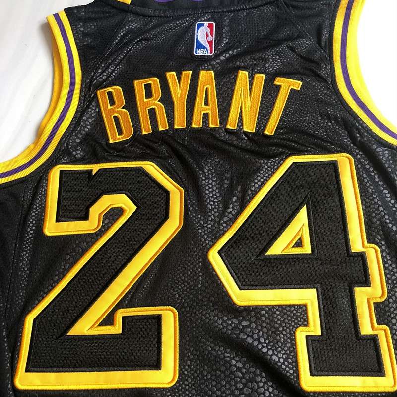 Los Angeles Lakers 2020 BRYANT #8 #24 Black City Basketball Jersey (Closely Stitched)