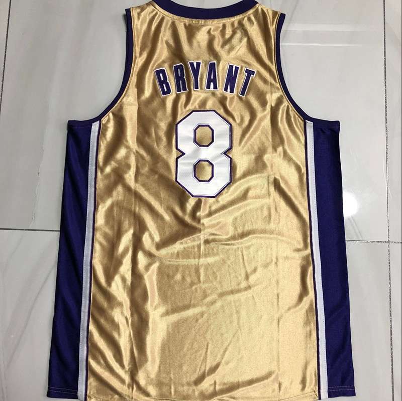 Los Angeles Lakers 2020 BRYANT #8 Gold Classics Basketball Jersey (Closely Stitched)