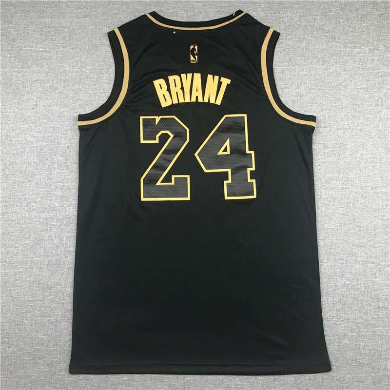 Los Angeles Lakers 2020 BRYANT #24 Black Gold Basketball Jersey (Stitched)