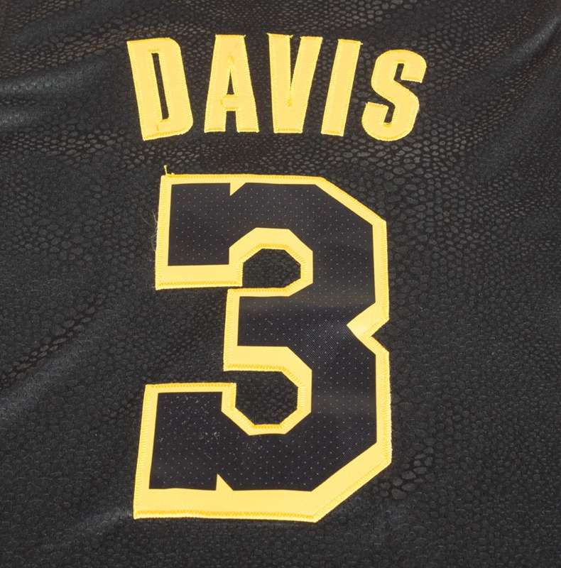 Los Angeles Lakers 2020 DAVIS #3 Black City Basketball Jersey (Stitched)