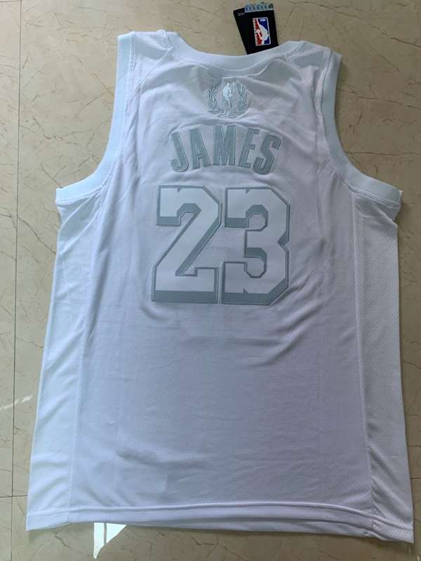 Los Angeles Lakers 2020 JAMES #23 White MVP Basketball Jersey (Stitched)