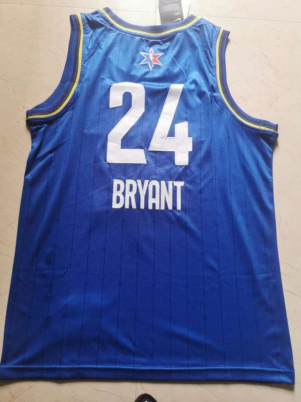 Los Angeles Lakers 2020 BRYANT #24 Blue All Star Basketball Jersey (Stitched)