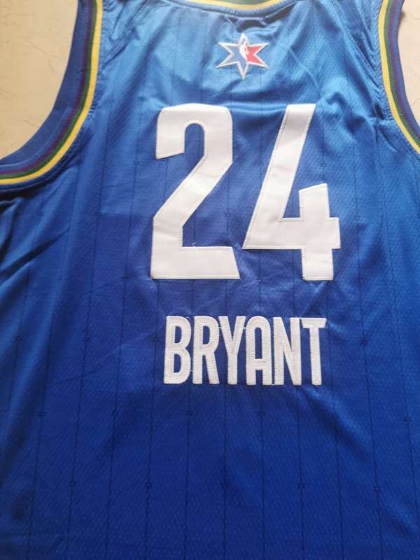 Los Angeles Lakers 2020 BRYANT #24 Blue All Star Basketball Jersey (Stitched)