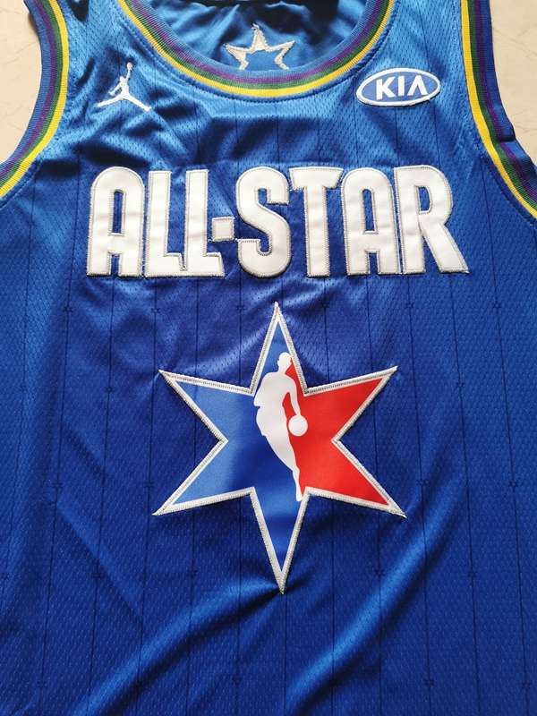 Los Angeles Lakers 2020 DAVIS #3 Blue All Star Basketball Jersey (Stitched)