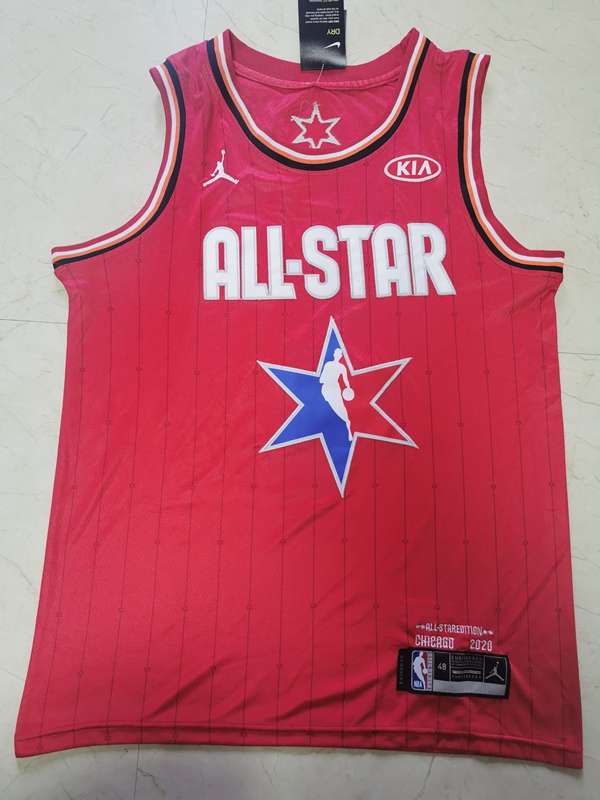 Los Angeles Lakers 2020 DAVIS #3 Red All Star Basketball Jersey (Stitched)