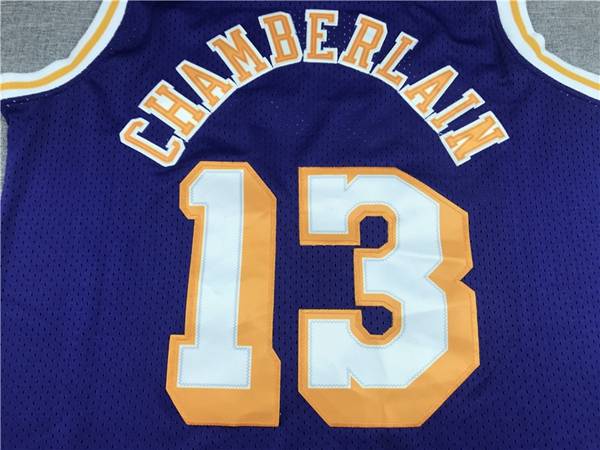 Los Angeles Lakers 1971/72 CHAMBERLAIN #13 Purple Classics Basketball Jersey (Stitched)