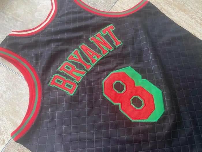 Los Angeles Lakers 1996/97 BRYANT #8 Black Classics Basketball Jersey (Closely Stitched)