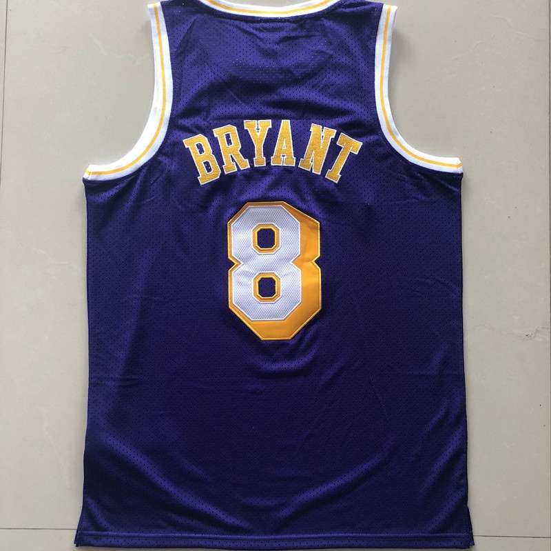 Los Angeles Lakers 1996/97 BRYANT #8 Purple Classics Basketball Jersey (Closely Stitched)