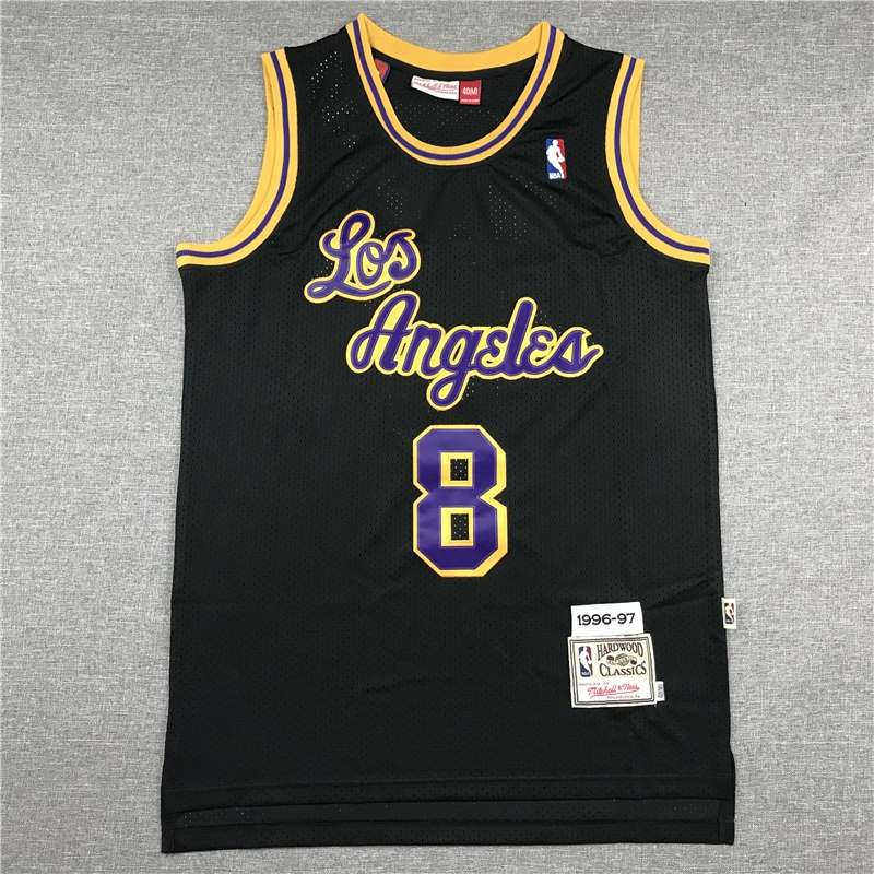 Los Angeles Lakers 1996/97 BRYANT #8 Black Classics Basketball Jersey (Stitched)