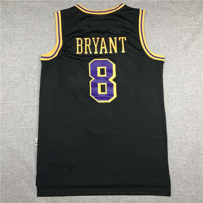 Los Angeles Lakers 1996/97 BRYANT #8 Black Classics Basketball Jersey (Stitched)