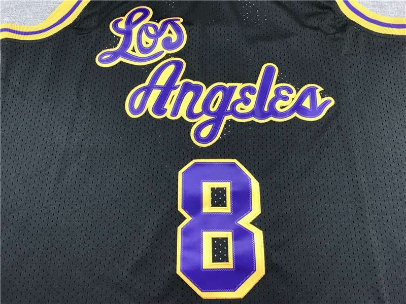 Los Angeles Lakers 1996/97 BRYANT #8 Black Classics Basketball Jersey (Stitched)