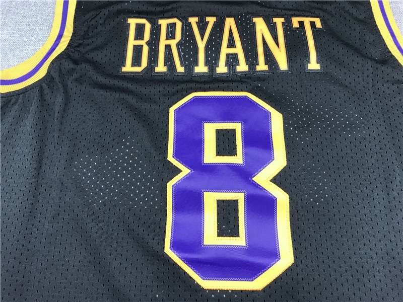 Los Angeles Lakers 1996/97 BRYANT #8 Black Classics Basketball Jersey (Stitched)