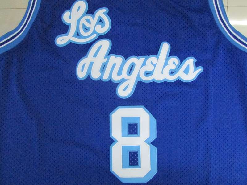 Los Angeles Lakers 1996/97 BRYANT #8 Blue Classics Basketball Jersey (Stitched)