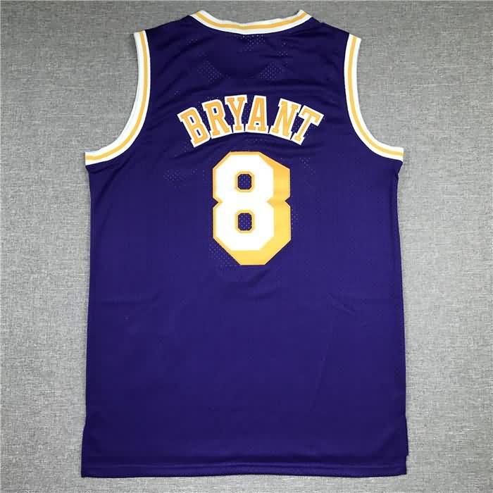 Los Angeles Lakers 1996/97 BRYANT #8 Purple Classics Basketball Jersey (Stitched)