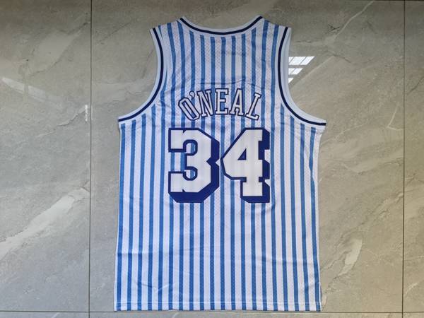 Los Angeles Lakers 1996/97 ONEAL #34 White Blue Classics Basketball Jersey (Stitched)