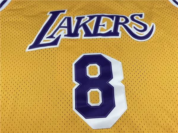 Los Angeles Lakers 1996/97 BRYANT #8 Yellow Classics Basketball Jersey 02 (Stitched)