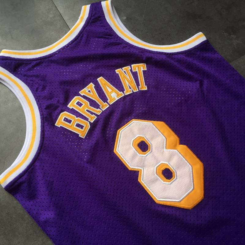 Los Angeles Lakers 1998 BRYANT #8 Purple All Star Classics Basketball Jersey (Closely Stitched)