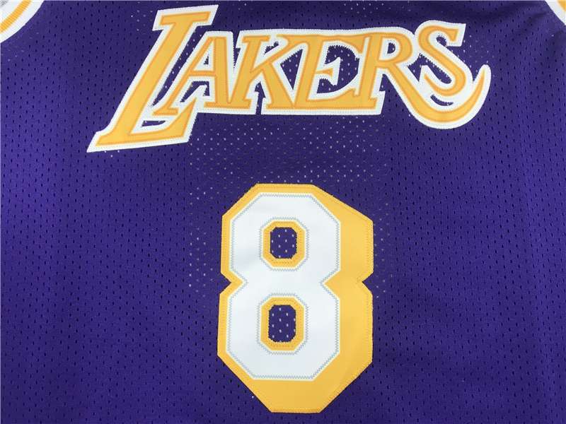 Los Angeles Lakers 1998 BRYANT #8 Purple All Star Classics Basketball Jersey (Stitched)