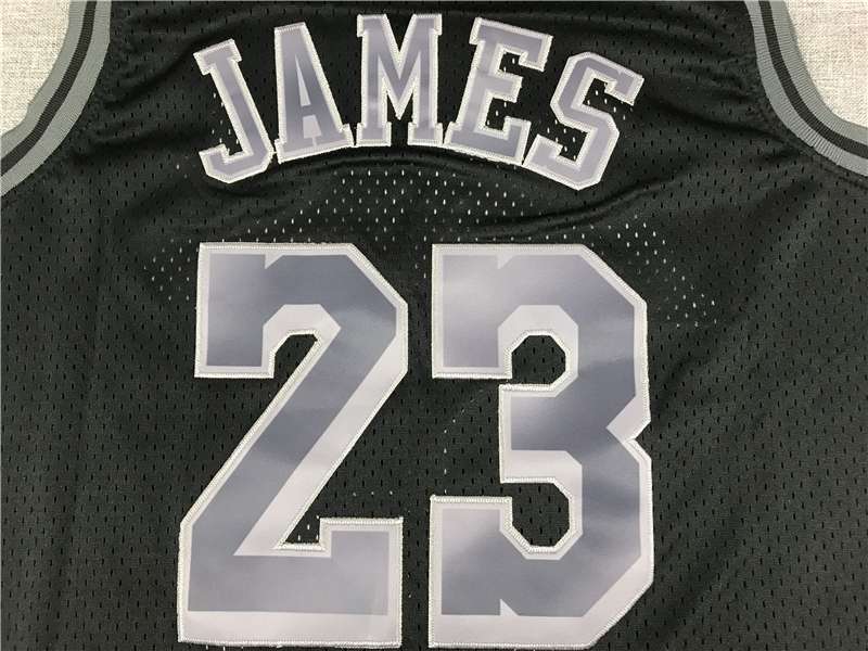 Los Angeles Lakers JAMES #23 Black Classics Basketball Jersey (Stitched)