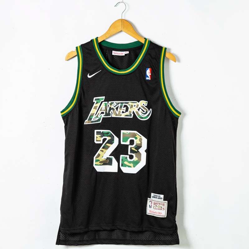 Los Angeles Lakers JAMES #23 Black Classics Basketball Jersey 2 (Stitched)