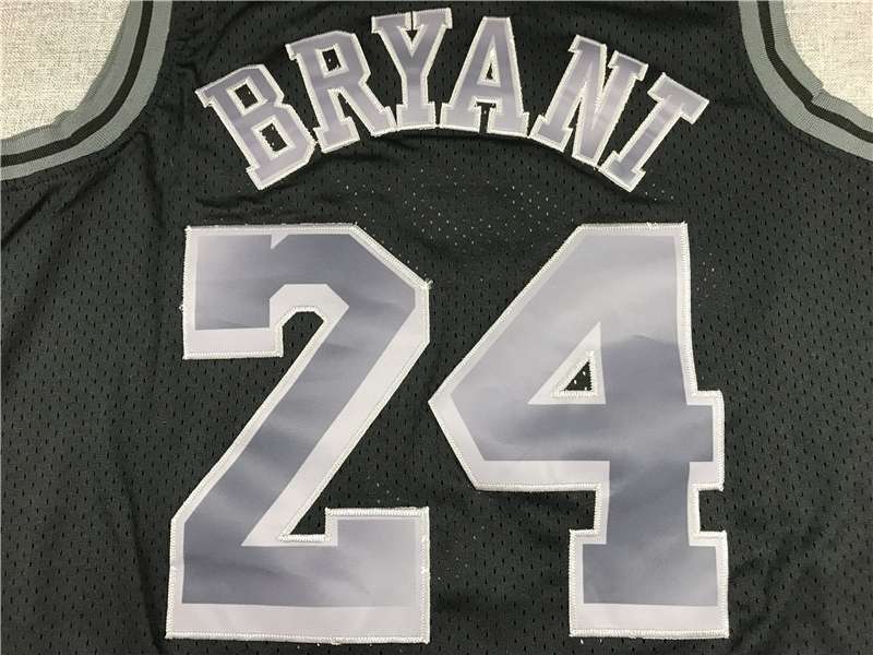 Los Angeles Lakers BRYANT #24 Black Classics Basketball Jersey (Stitched)