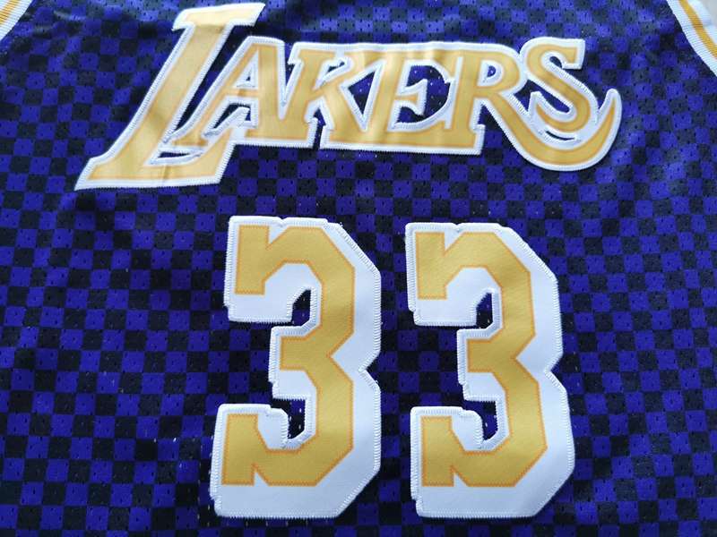 Los Angeles Lakers ABDUL-JABBAR #33 Purple Classics Basketball Jersey (Stitched)