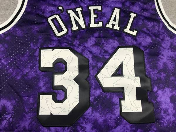 Los Angeles Lakers ONEAL #34 Purple Classics Basketball Jersey 02 (Stitched)