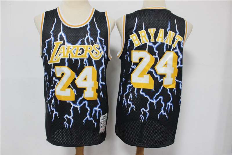 Los Angeles Lakers BRYANT #24 Black Basketball Jersey 2 (Stitched)