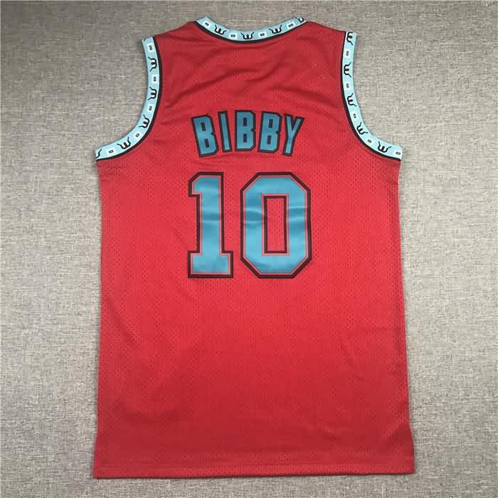 Memphis Grizzlies 1998/99 BIBBY #10 Red Classics Basketball Jersey (Stitched)