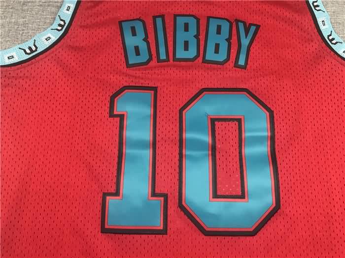 Memphis Grizzlies 1998/99 BIBBY #10 Red Classics Basketball Jersey (Stitched)