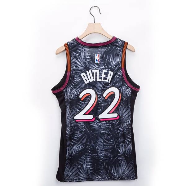 Miami Heat 20/21 BUTLER #22 Black AJ Basketball Jersey (Stitched)