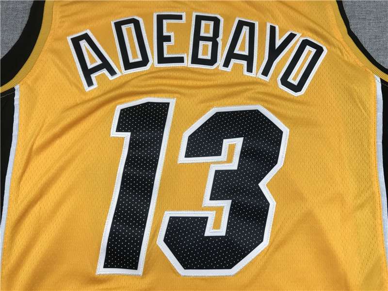 Miami Heat 20/21 ADEBAYO #13 Yellow Basketball Jersey (Stitched)