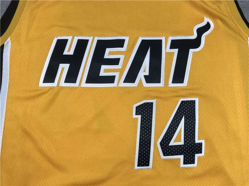 Miami Heat 20/21 HERRO #14 Yellow Basketball Jersey (Stitched)