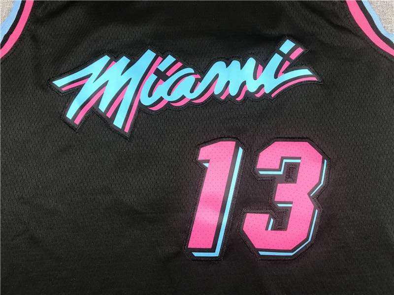 Miami Heat 2020 ADEBAYO #13 Black City Basketball Jersey (Stitched)