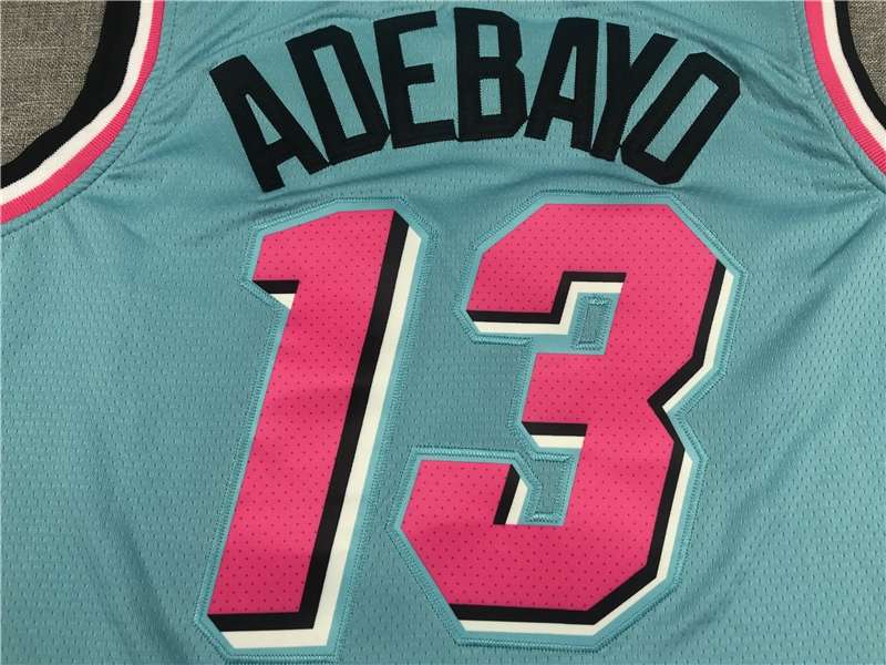 Miami Heat 2020 ADEBAYO #13 Blue City Basketball Jersey (Stitched)