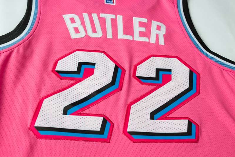 Miami Heat 2020 BUTLER #22 Pink City Basketball Jersey (Stitched)