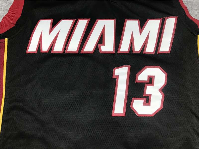 Miami Heat ADEBAYO #13 Black Basketball Jersey (Stitched)