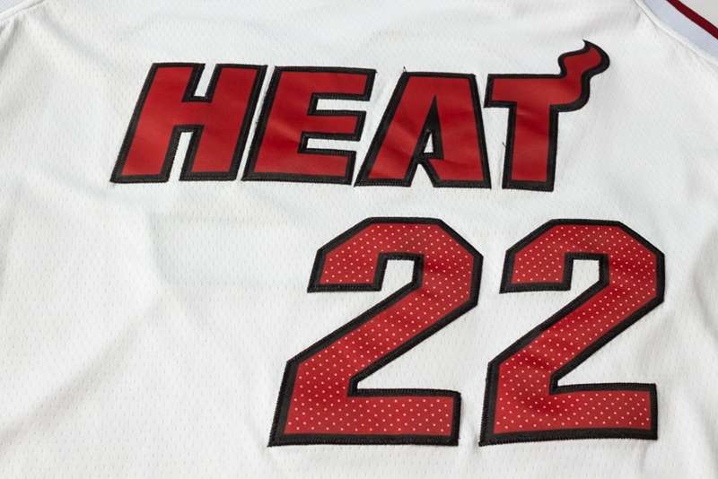 Miami Heat BUTLER #22 White Basketball Jersey (Stitched)