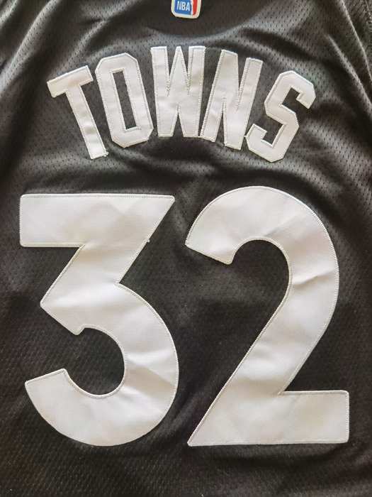 Minnesota Timberwolves 20/21 TOWNS #32 Black City Basketball Jersey (Stitched)