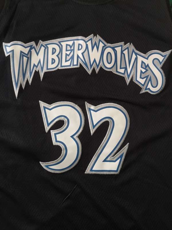 Minnesota Timberwolves TOWNS #32 Black Classics Basketball Jersey (Stitched)