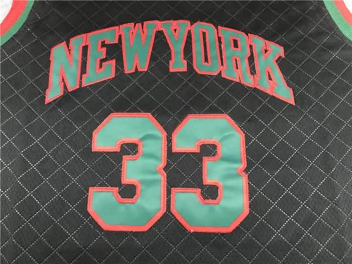 New York Knicks 1991/92 EWING #33 Black Classics Basketball Jersey (Stitched)