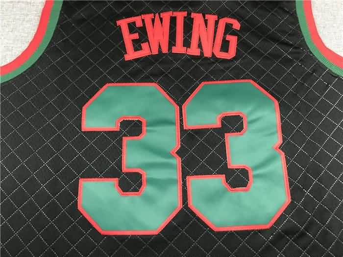 New York Knicks 1991/92 EWING #33 Black Classics Basketball Jersey (Stitched)