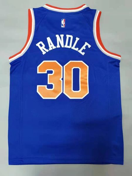 New York Knicks RANDLE #30 Blue Basketball Jersey (Stitched)