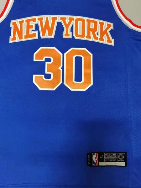 New York Knicks RANDLE #30 Blue Basketball Jersey (Stitched)