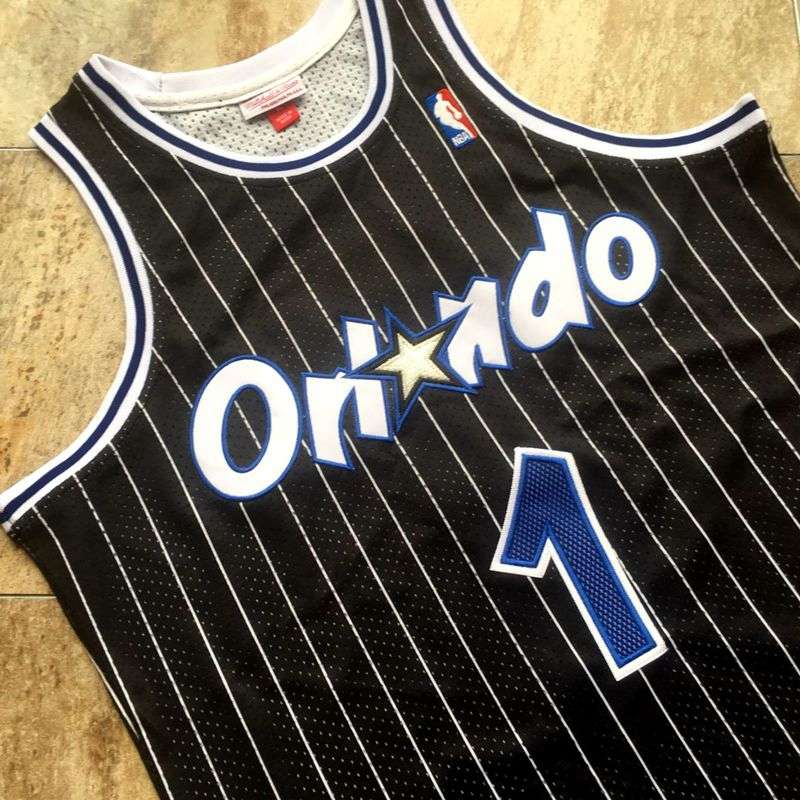 Orlando Magic 2003/04 MCGRADY #1 Black Classics Basketball Jersey (Closely Stitched)