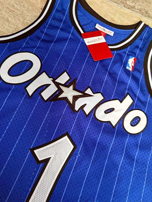 Orlando Magic 2003/04 MCGRADY #1 Blue Classics Basketball Jersey (Closely Stitched)