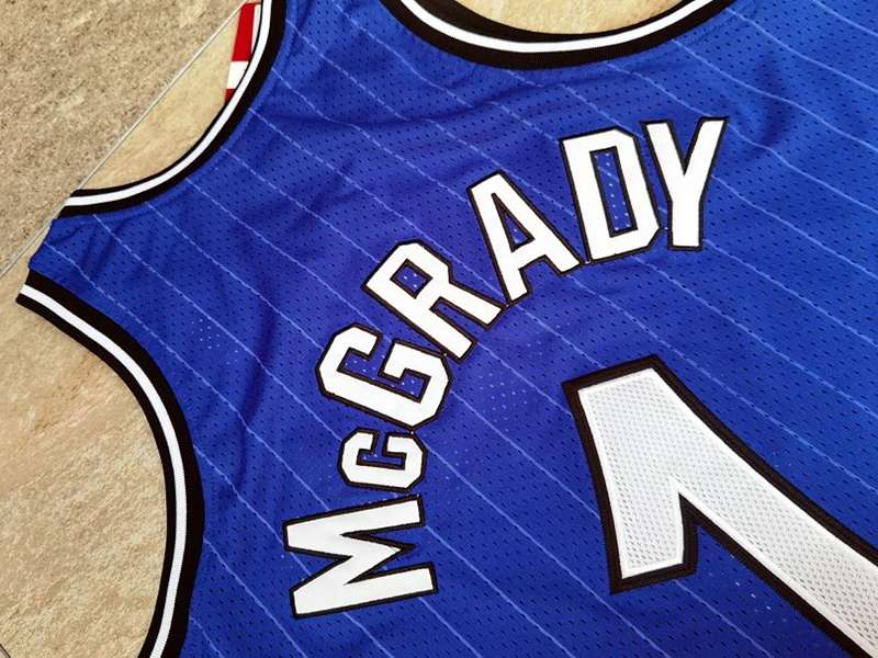 Orlando Magic 2003/04 MCGRADY #1 Blue Classics Basketball Jersey (Closely Stitched)