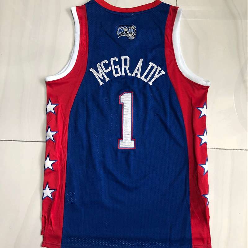 Orlando Magic 2004 MCGRADY #1 Dark Blue All Star Classics Basketball Jersey (Closely Stitched)