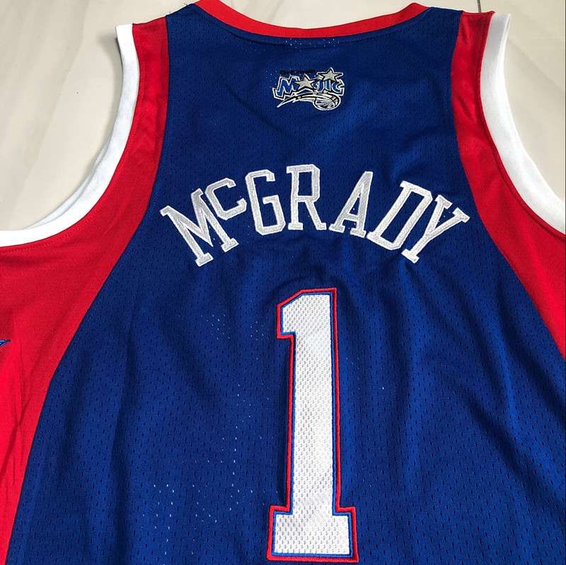 Orlando Magic 2004 MCGRADY #1 Dark Blue All Star Classics Basketball Jersey (Closely Stitched)