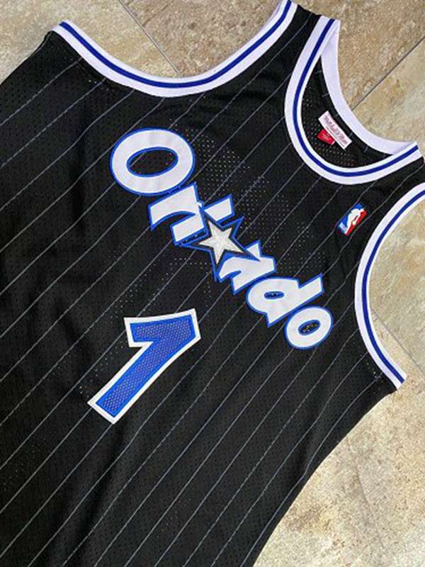 Orlando Magic 1994/95 HARDAWAY #1 Black Classics Basketball Jersey (Closely Stitched)